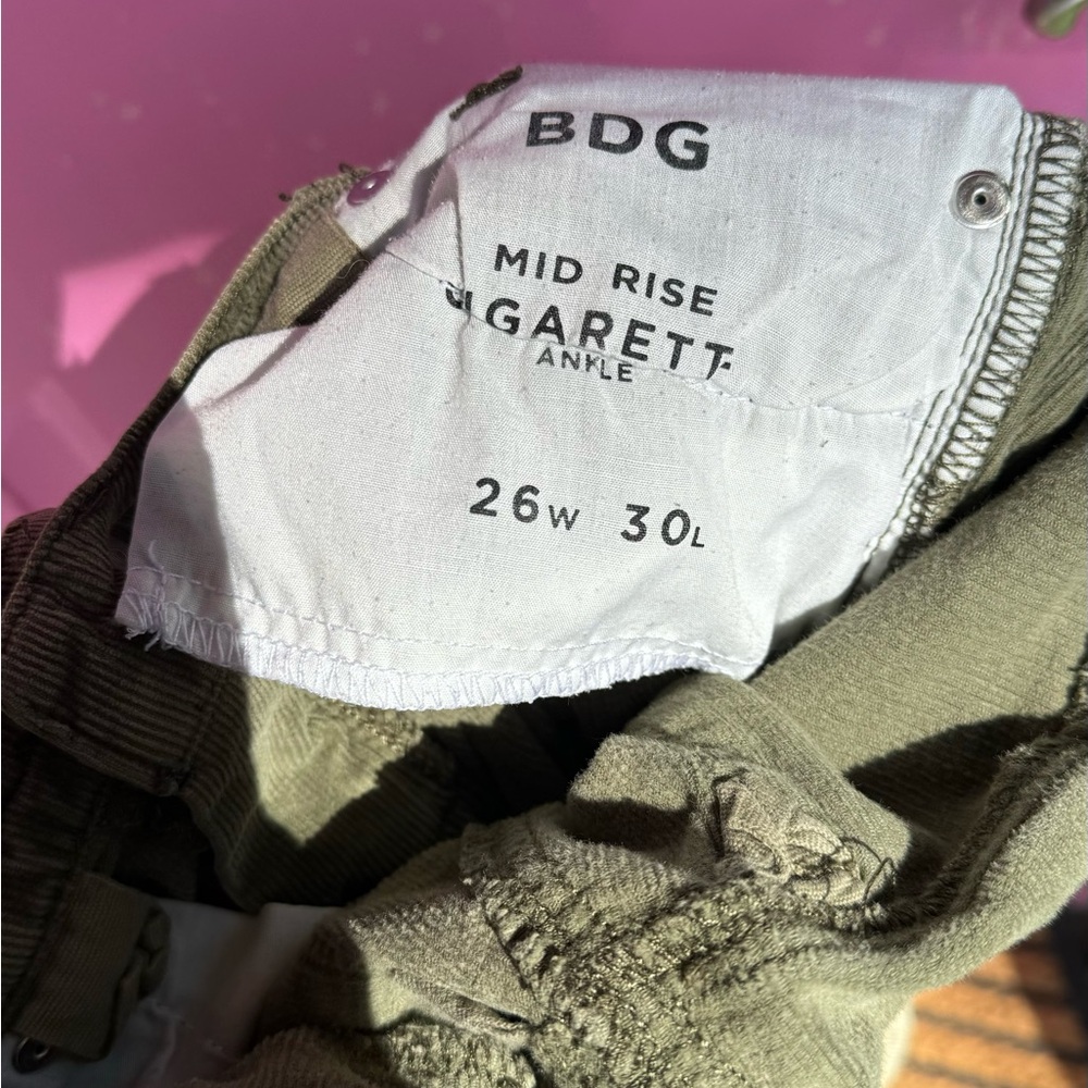 BDG Olive Corduroy Pants